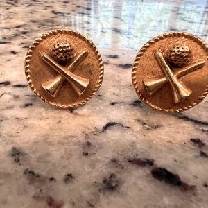 Men’s golf golf cuff links
